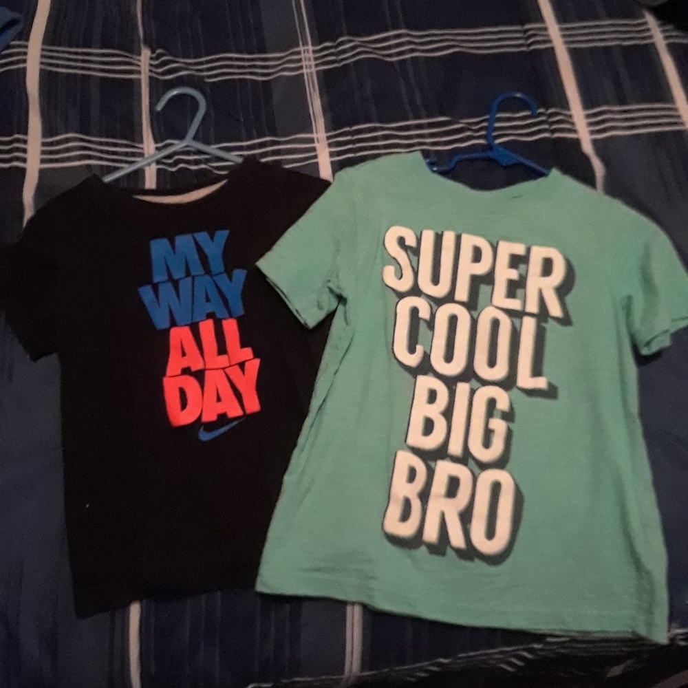 2 boys shirts